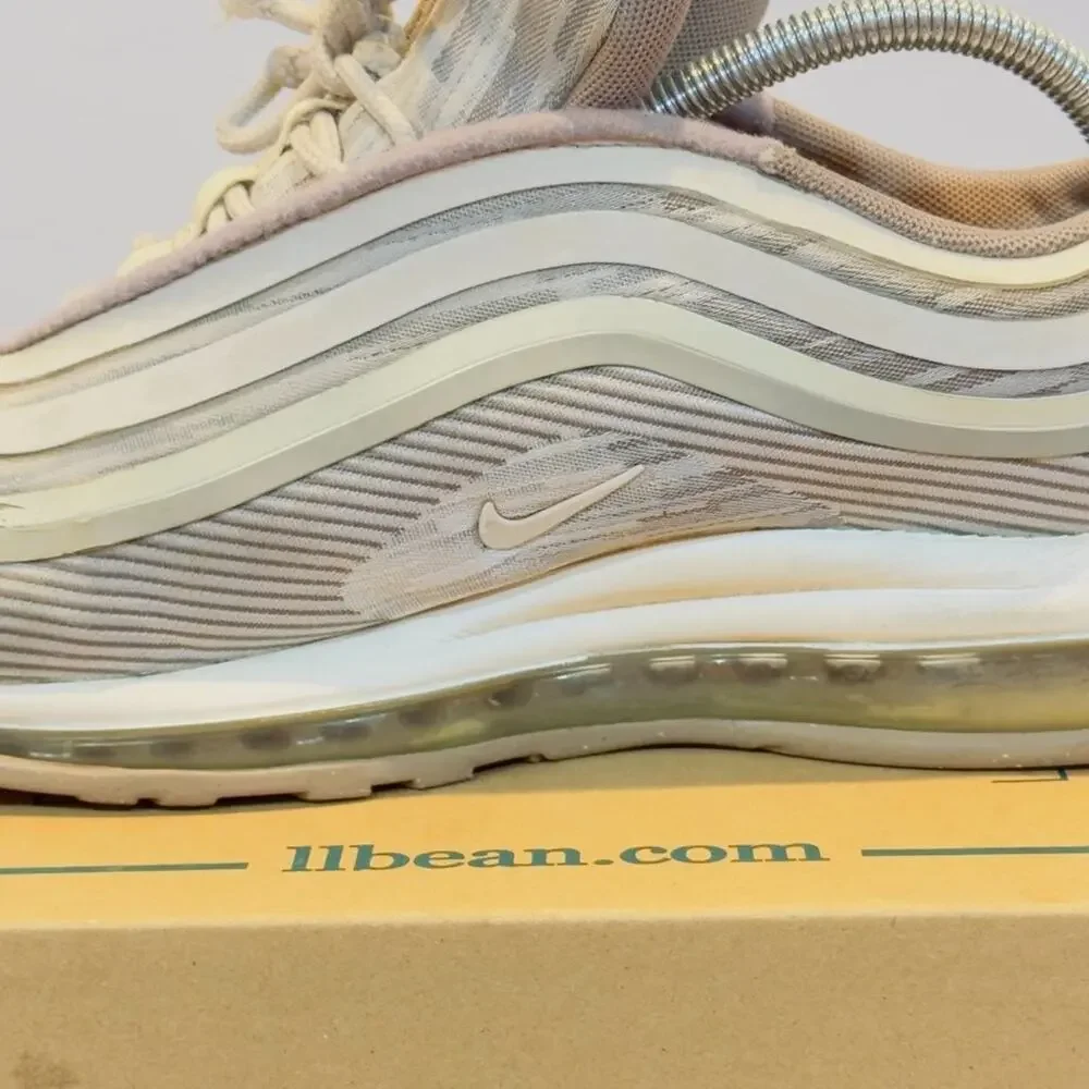 Nike Air Max 97 Ultra 17 Mens Size 8.5 Sepia Stone Gray Running Shoes Sneakers